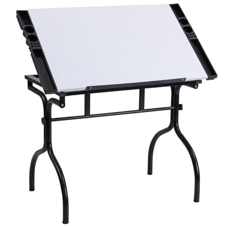 drafting table top portable ghp white mdf steel adjustable tabletop drafting table with removable side trays drafting table top portable ghp white mdf steel adjustable tabletop drafting table with removable side trays